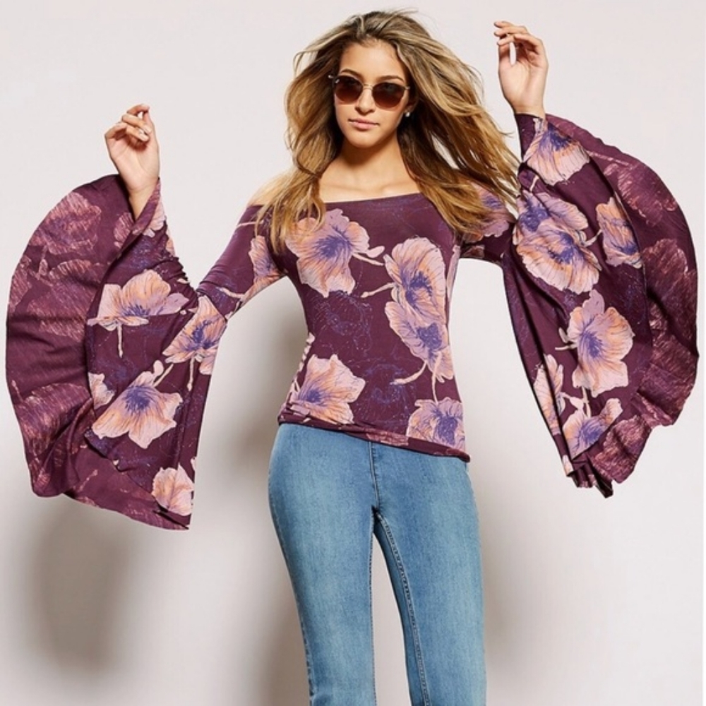 Free People Birds of Paradise Top